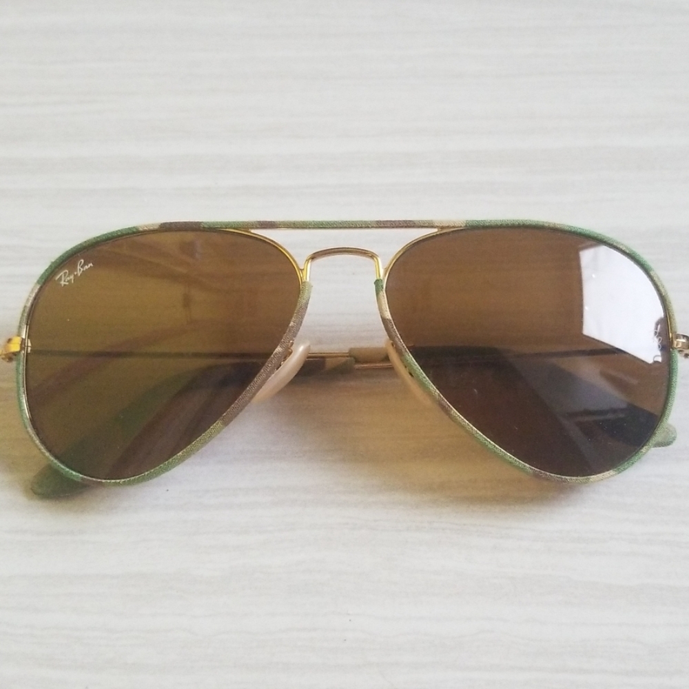 Camo Ray-Ban aviator sunglasses